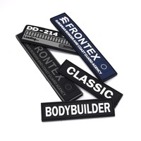 Écusson en PVC imprimé couleur personnalisé écologique, en matériau recyclé, avec logo de marque en silicone 3D, étiquette en caoutchouc durable pour chapeaux
