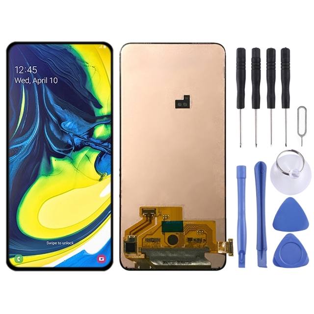 Original Super AMOLED LCD Screen With Digitizer Full Assembly for Samsung Galaxy A80 Hot Sale Mobile Phone LCDs