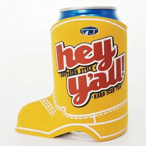 Großhandel Schuhe Form Stubby Holder Boot Form Neopren Bierflasche Dosen halter Cowboys tiefel Dose Kühler Ärmel