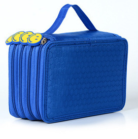 Besderwill công suất cao xách tay Túi bút với 3 ngăn vải bút chì Pouch trường hợp cho học sinh trung học và trẻ em Quà tặng - Product Image 5