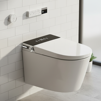 Inodoro Inteligente al por Mayor con Bidé Eléctrico, Asiento con Calefacción Automática, Montaje en Pared para Apartamentos