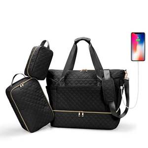 Juego de 3 Bolsas Impermeables para Deportes al Aire Libre, Fitness, Viajes, Organizador de Pañales para Bebé, Bolsa de Pañales para Mamá con Bolsa para Zapatos y Cosméticos - Product Image 2