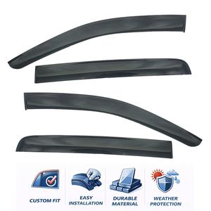 Deflectores de Insectos y Protectores de Lluvia para Ventanas de Volkswagen Amarok - Deflector Premium Moldeado por Inyección para Viento, Lluvia y Sol - Product Image 3