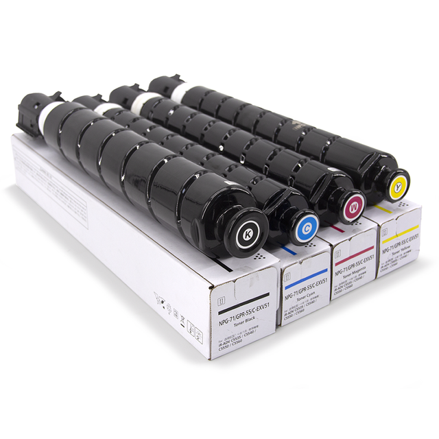 Factory Direct Sales High Quality Toner Cartridge NPG-71 GPR-55 C-EXV51 for CANON C5535 C5540 5550 5560 C5760 C5750 C5740 C5735