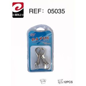 Da Yue Metal Key Chain 12Pcs Pack For Keys And Bags - Product Image 3