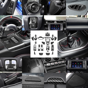 Accessoires Extérieurs de Voiture ShaSha en Fibre de Carbone, Toutes les Pièces Intérieures pour BRZ 86, Accessoires de Voiture 2022-2024 - Product Image 2