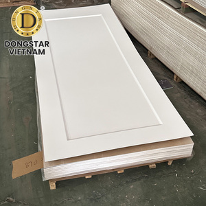 Peau de porte moulée en mélamine blanche HDF 830x2050mm, colle E2, fibres longues, haute densité - Product Image 3