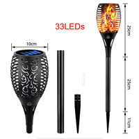Lampes torches solaires HD888 pour la décoration extérieure du jardin