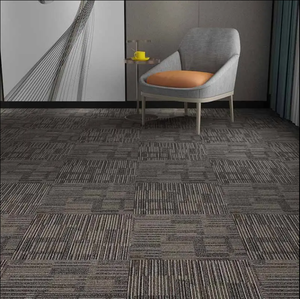 Thảm khách sạn cao cấp PP Jacquard, thảm văn phòng thương mại, gạch ceramic, sàn <span class=keywords><strong>PVC</strong></span>, gạch thảm vuông 50x50, đơn giản và bền bỉ - Product Image 6