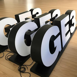 Letras <span class=keywords><strong>de</strong></span> Canal LED Personalizadas <span class=keywords><strong>de</strong></span> Aluminio sin Marco con Iluminación Frontal, IP65 Impermeables, Garantía <span class=keywords><strong>de</strong></span> 2 Años, Multicolor, Direccionales, para Tiendas Especializadas - Product Image 1