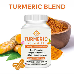 Cúrcuma Orgánica, Jengibre y Pimienta Negra, Suplemento Herbal para la Salud de las Articulaciones, Inmunidad y Digestión en Adultos, 120 Cápsulas - Product Image 5