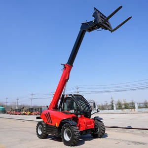 Carretilla elevadora de servicio pesado Tr625 con dirección de cangrejo, tracción en las cuatro ruedas, 2500kg de capacidad, 5900mm de elevación máxima, carretilla elevadora telescópica - Product Image 4