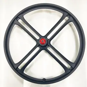 공장 도매 자전거 Wheelset 8 스포크 프리 스타일 자전거 바퀴 자전거 림 마그네슘 합금 MTB 바퀴