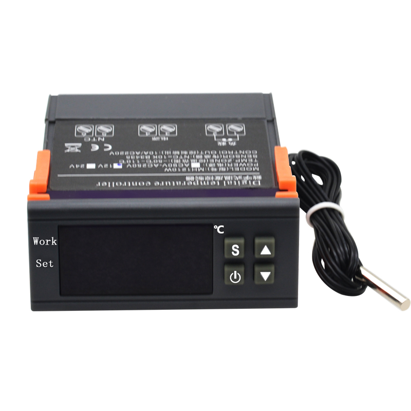 AC110V 220V thermostat adjustable temperature controller switch temperature controller thermostat MH-1210W(图1)