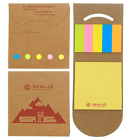 Mini bloc-notes autocollants personnalisés, papier mémo promotionnel