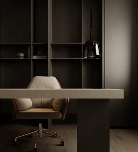 Estantería Modular de Lujo Minimalista Moderna, Personalizada, de Madera y Aluminio, con Luz LED, para Sala de Estar y Oficina en Casa - Product Image 2