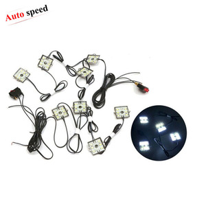 8PCS LED Camion Pickup Lit Lumières Kit, 48 LEDs Camion Cargo Pickup Lit Éclairage Kit avec Interrupteur pour Chevy <span class=keywords><strong>Silverado</strong></span> - Product Image 4