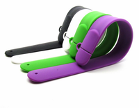 Flashdisk Gelang Portabel 64Gb USB, Disk Silikon Portabel 32Gb 16Gb 8Gb, Pen Drive Memori 2.0