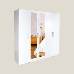 Armoire <span class=keywords><strong>de</strong></span> rangement métallique moderne avec <span class=keywords><strong>porte</strong></span> <span class=keywords><strong>coulissante</strong></span> à motif imprimé pour vêtements, idéale pour <span class=keywords><strong>atelier</strong></span>, salon, hôpital - Product Image 6