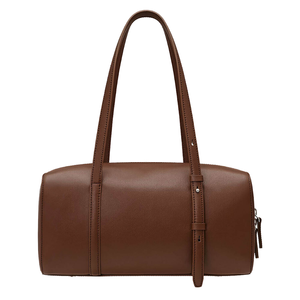 กระเป๋าบอสตันสะพายข้างสำหรับผู้หญิงหรูหราโลโก้ออกแบบได้ตามต้องการแฟชั่นวัสดุ PU สำหรับเดินทาง - Product Image 4