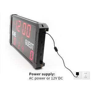 Contador de puntuación de pantalla Digital de 11 dígitos de alta calidad, marcador LED portátil para multideportes, marcador electrónico de baloncesto - Product Image 4