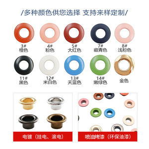 Brass Eyelets Round Painted <b>Metal</b> Durable Anti Rust <b>For</b> Clothing Bags Shoes With <b>Tool</b> Kit <b>Box</b> 15 Grid Storage - Product Image 3