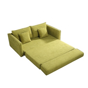 Sofá Cama Convertible Grande y Cómodo sin Marco, Tipo Nube, con Cojín Decorativo, Comprimido al Vacío, con <span class=keywords><strong>Tela</strong></span> de Terciopelo <span class=keywords><strong>Gris</strong></span> Oscuro - Product Image 3
