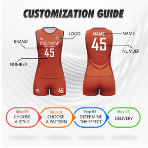 Nouveau maillot de volley-ball sans manches pour femmes, design personnalisé, polyester, sport professionnel, nouveau style, maillot de volley-ball pour hommes Pq25027 - Product Image 3