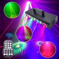 Nouvelle mini lampe de scène disco laser, étanche IP65, avec commande vocale et télécommande, pour ambiance de fête dansante