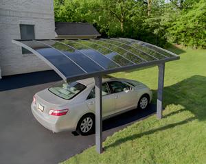 Toit arqué en aluminium auvent Carports abri de <span class=keywords><strong>voiture</strong></span> en aluminium abri de <span class=keywords><strong>voiture</strong></span> dans un nouveau style auvent en aluminium Carports - Product Image 1