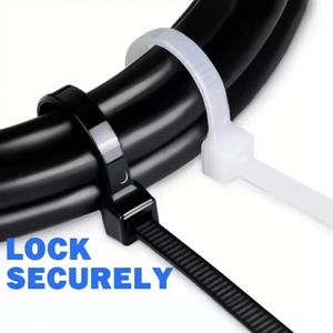 Attaches de câble en nylon 66 réglables et réutilisables |   Gestion des câbles robuste et écologique, organisateur de câbles électriques, libération facile - Product Image 5
