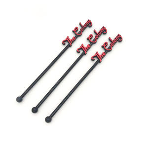 공장 가격 사용하기 쉬운 여러 색상 아크릴 사용자 정의 웨딩 칵테일 교반기 - Product Image 5