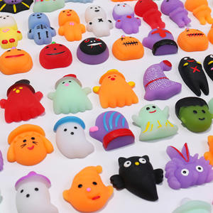 DHF1261 أنواع مختلفة من ألعاب الضغط، سلسلة الهالوين المرعبة: جمجمة، خفاش، عنكبوت، حيوانات، ألعاب سكويشي صغيرة جذابة - Product Image 2