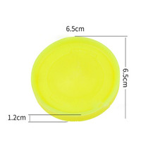Mini disque volant en caoutchouc de Silicone, Durable, coloré et créatif, Offre Spéciale