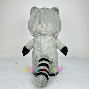 Costume de mascotte de raton laveur personnalisable pour adultes, costume de mascotte de panda roux Meili, gonflable 2,6 m, robe de fête de raton laveur en promotion - Product Image 2