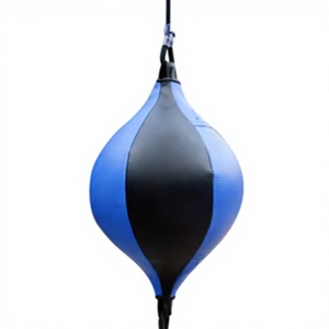 HAWK SPORTS INDUSTRIES HW-DEB-001 Balón de velocidad de doble extremo para boxeo, entrenador de reacción de PU, saco de boxeo con cuerda para suelo y techo, para gimnasio en casa - Product Image 1