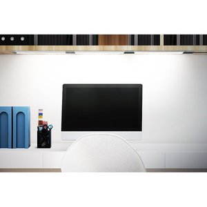 ไฟ LED บาร์อะลูมิเนียม 300 มม. 3 วัตต์ 12 โวลต์ กระแสตรง แสงวอร์มไวท์ สำหรับตู้ครัว ไฟกลางคืนสำหรับห้องโถง ชั้นวาง ตู้โชว์ - Product Image 3