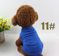 Livraison directe personnalisée, vente en gros, top ventes, t-shirt été de couleur unie pour loisirs, bouledogue français moyen pour animaux de compagnie, chat et chien