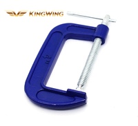 Alat Pertukangan Kayu Industri Tugas Berat, Baja Lunak, Penjepit Kabel Mulut Dalam Tipe G C Clamp King Wing 4" 6" 8" 10"