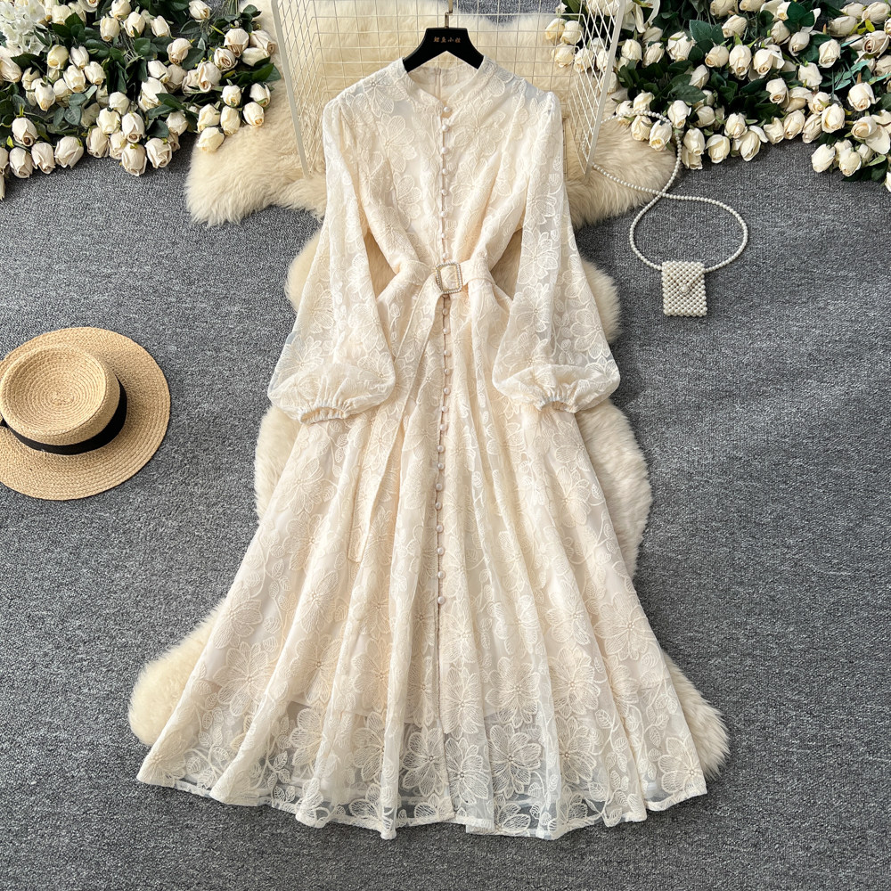 elegant a line dress with sleeves Elegant A Line Half Sleeves Chiffon Long Prom Dress main image 1