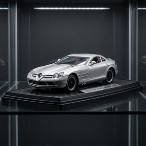 Modelo de Auto de Juguete a Escala 1:24, Motor Show MDBZ SLR McLaren Plateado - Product Image 2