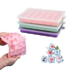 Moldes de Silicona para Cubitos de Hielo, Apilables, Aptos para Lavavajillas, Fáciles de Desmoldar, Libres de BPA - Product Image 1