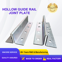 Pièces de rail d'ascenseur : Plaque de jonction solide T75 T89/TK5A 13K en acier inoxydable, pièces de rechange pour usage hôtelier
