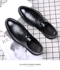 Scarpe eleganti alla moda nere Premium <span class=keywords><strong>uomo</strong></span> <span class=keywords><strong>Casual</strong></span> occasioni eleganti vera pelle traspirante su misura per <span class=keywords><strong>uomo</strong></span> - Product Image 6