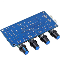 Papan Penyesuaian Nada Bass Treble Kontrol Volume dengan NE5532 Dual Op-amp SMD Mounting XH-M164