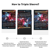 Dragon Shield Matte Clear Outer Sleeves Standard Japanese Size for TCG Pokemoned Clear Matte Card Sleeves