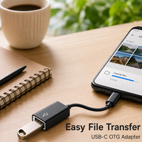 Câble adaptateur USB C vers USB A OTG, convertisseur USB Type C mâle vers USB A femelle pour téléphone et tablette
