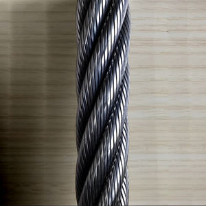 Câble en acier galvanisé brillant anti-torsion multicouche 35X7 35xk7 pour grue sur chenilles, norme ISO2408 - Product Image 4