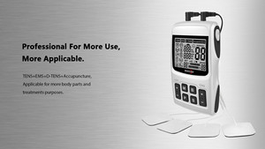 ROOVJOY-Machine de thérapie combinée 4 en 1, <span class=keywords><strong>TENS</strong></span> EMS RUSS IF pour le soulagement de la douleur et stimulateur musculaire sans médicament - Product Image 2