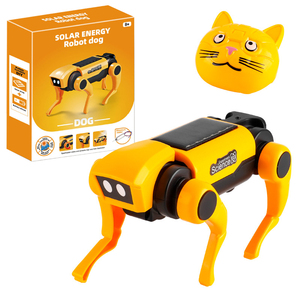 2025年の売れ筋ウォーキングロボット玩具スマートソーラーロボット犬アセンブリおもちゃ子供のためのソーラーパワーサイエンスキット。 - Product Image 2